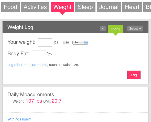 Track weight